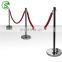 outdoor crowd control safety barriers queue master double retractable belt stanchion for museum exhibition