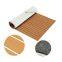 EVA Foam Faux Brown flooring Deck Sheet Boat Yacht Synthetic Brown and White Lines marine mat