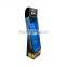retail digital products promotion plastic hooks corrugated hooking floor display stand