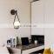 Nordic post-modern personality simple brass wall lamp for decoration