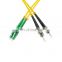 LC APC ST UPC Duplex Single mode G652D Cordon de brassage en fibre Fiber Jumper st fiber optic patch cord