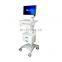 Hotsale Movable Hospital ABS Patient Monitor Trolley with Basket