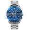 Luxury Skmei 9253 Men Fashion Stainless Steel Watches Stopwatch Chronograph Waterproof Wrist Watch Men