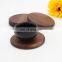 Custom Black walnut Wood Coasters Cup Bowl Mat Coffee Tea Cup Pads&Mats Drink Coasters