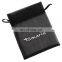 wholesale Custom logo Black organza bags drawstring jewelry package