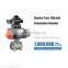 COVNA Stainless Steel Pneumatic Control Wafer Type Pneumatic Actuator Butterfly Valve