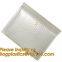 Bubble Bags Zip Padded Pouch For Beauty Skin Care Slider Zipper Lock Bag Colored Customized PVC Slider Zipper Bubble Bag