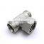 Eaton Metric Hydraulic Tube Fittings Tee Stainless Steel Nipple Pipe Connection Fitting BSP/NPT Hydraulic Adapter