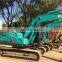 Original sk130-8 crawler excavator used kobelco digger