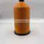 100% nylon 6 nylon 66 bonded Orange Colour 250D/3  Sewing beading Thread