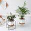 Home Garden Iron Decor Cute Sublimation Pots Wholesaler Ceramic Flower Pot With Stand