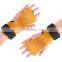 Leather WeightLifting workout Gloves Gym Grip Palm Protector Strap Weight lifting Pad Wrist Wraps Dumbbell