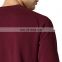 Maroon Color Men Sweatshirt Custom Printed Logo Men Sweatshirt Plain Men Sweatshirt