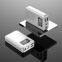 chargers power banks with digital display and charging cables in