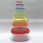 7 Pcs Rainbow Storage Box 14Pcs Plastic Food Container With Lid