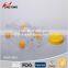 Small cute clear plastic bottles in toy shaped for candy