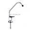 Drinking Water Filter Tap Chrome Swan Neck Modern European Style Fits All Water Filter Systems & RO Kitchen Faucets
