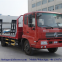 10-тонный грузовик Dongfeng с ровной платформой для транспортировки экскаваторов