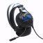 adjustable microphone headset stereo over ear game headphone led