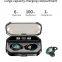 T19 Tws V5.0 Earphone Sport Waterproof Earbuds 9D Surround Sound Quality Wireless Headphones With Power Bank Cases