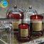Red Glass Candelabra/ Candle Lamp /Glass Bell Jar Chocle Dome Wedding Decor