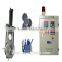 Hydraulic screen changer for plastic recycling