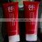 plastic packaging tube with flip cap for cosmetic