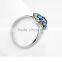 Fashion crystal design rose flower shape jewelri