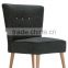 RCH-4233-5 High Quality Black Button Back Dining Chair