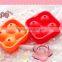 Custom various color non-stick silicone ice ball molds 4*4.5cm sphere whisky ice ball maker