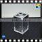 Clear acrylic stainless steel bathroom decorative set for home/hotel