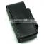 Black Durable Simulated Leather Cigarette Pack Holder Case