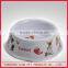 Factory sale high quality plastic dog food feeder dish pet bowl