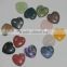 Hot seller semi precious stone 25*8mm puffy heart gemstone