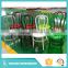 Clear resin thonet restaurant chairs