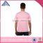 2016 custom promotional cotton mix spandex O -collar blank T-shirt