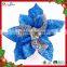 Partypro 2015 Wholesale Christmas Indoor Decorations Colorful Plastic Flower Christmas Decor Flower