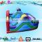 inflatable gym playground for kids, inflatable sport games kids playground combo with basketball hoops