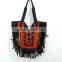 Leather Fringe Hand Bag Vintage Banjara Handbag Gypsy Banjara Bag