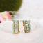 2016 top sale high quality crystal rhinestone clips earings trendy jewelry korea