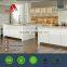 2016 hot sale white pvc laminate kitchen cabinet door design