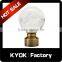 KYOK simple curtain rod finial curtain accessories wholesale,resin/crystal/aluminum material curtain pipe finials                        
                                                                                Supplier's Choice