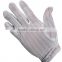 white stripe nylon gloves