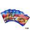 Custom printed three side seal bag, spice packaging bag with zipper