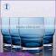 Set 4-Piece blue creative design tower shaped colored drinking glass cup                        
                                                Quality Choice