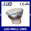 glass body mr11 led, 220v smd mr11 led bulb