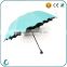 fashion cheap ladies lace point print uv protect umbrella