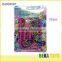 Factory cheap diy rubber loom band kit make rainboww loom bracelet kit