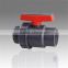 Factory supply top quality dn50 pvc valve pvc ball valve