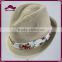 Promotional cheap knitted fedora fashion hats for woman